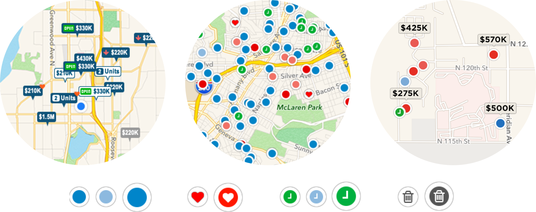 Map annotation studies.